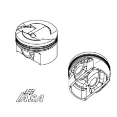 1.4 TU Peugeot Class 5 IASA Forged Piston Set